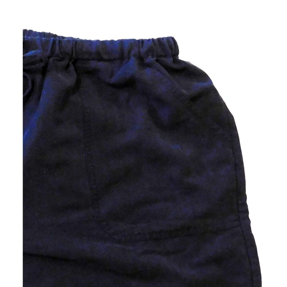 Caribbean Joe Shorts Womens 2X Navy Blue Drawstring Vacation Beachwear Rayon - Picture 3 of 7